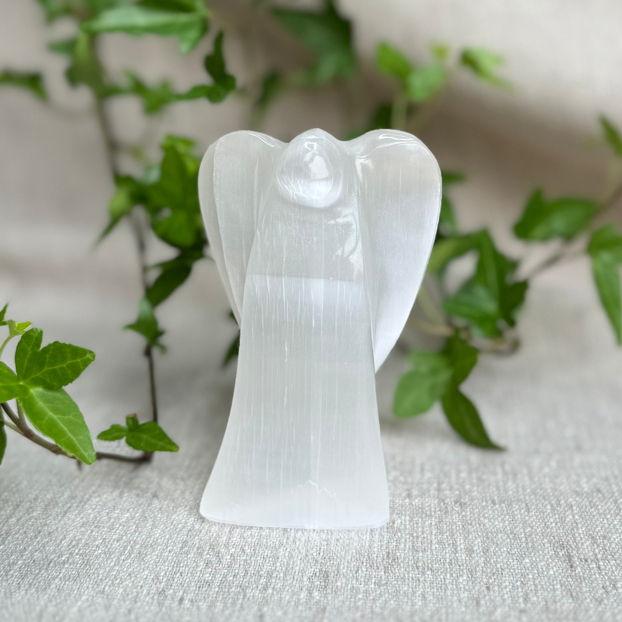 ANGE SÉLÉNITE AILES COEUR- Maroc - 10 x 6 cm