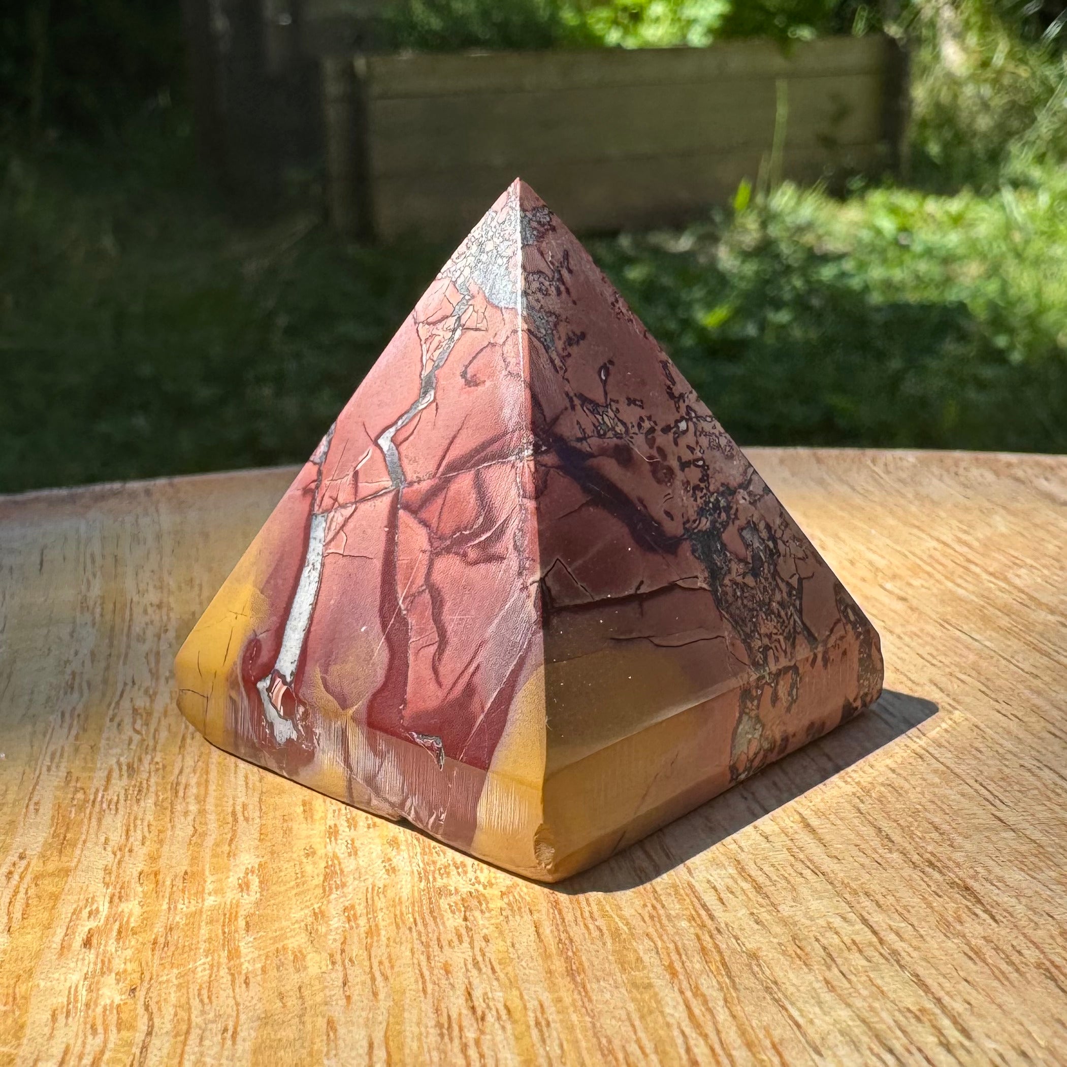 JASPE MOKAÏTE du MAROC - Pyramide