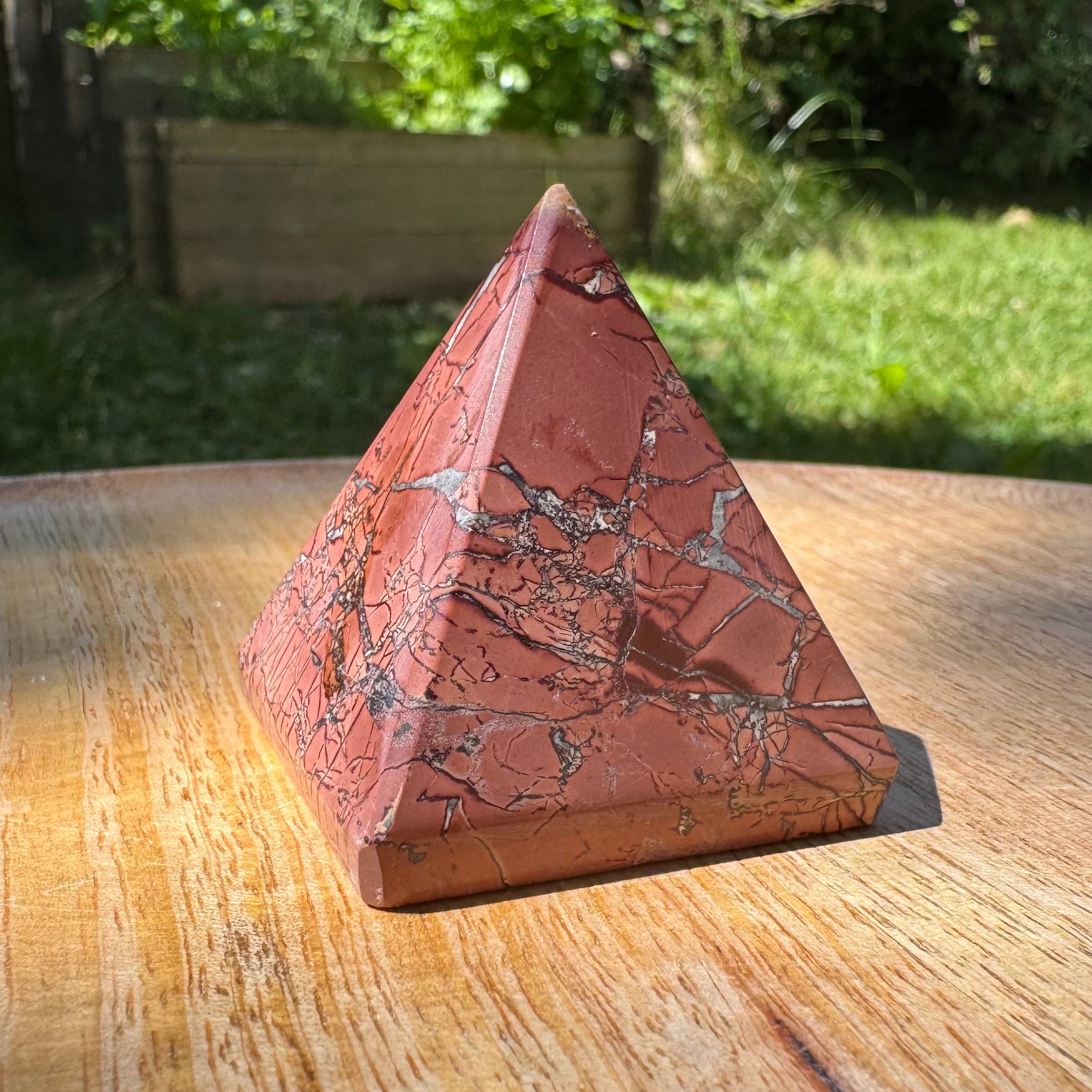 JASPE MOKAÏTE du MAROC - Pyramide