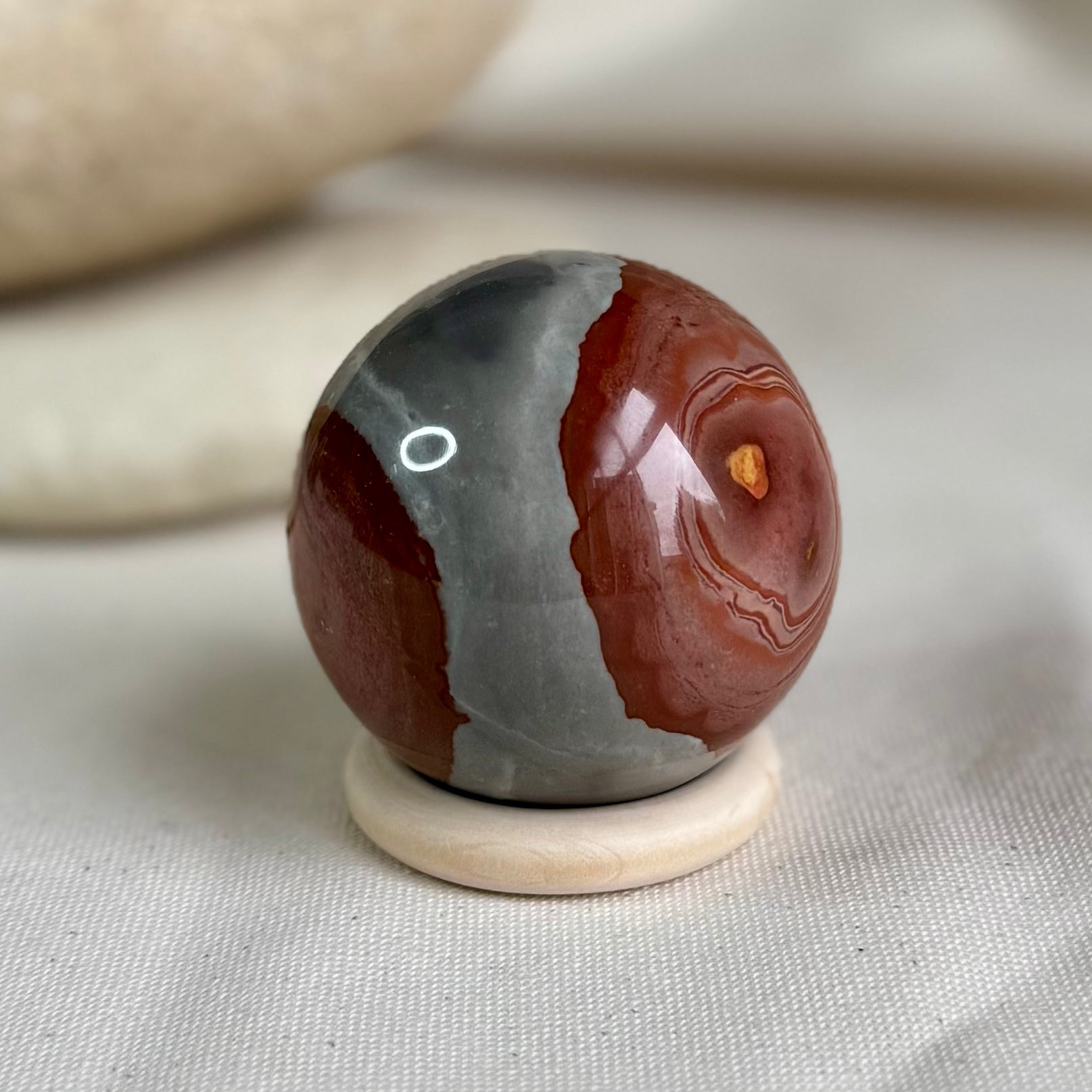 JASPE POLYCROME - AA - Madagascar - Sphère