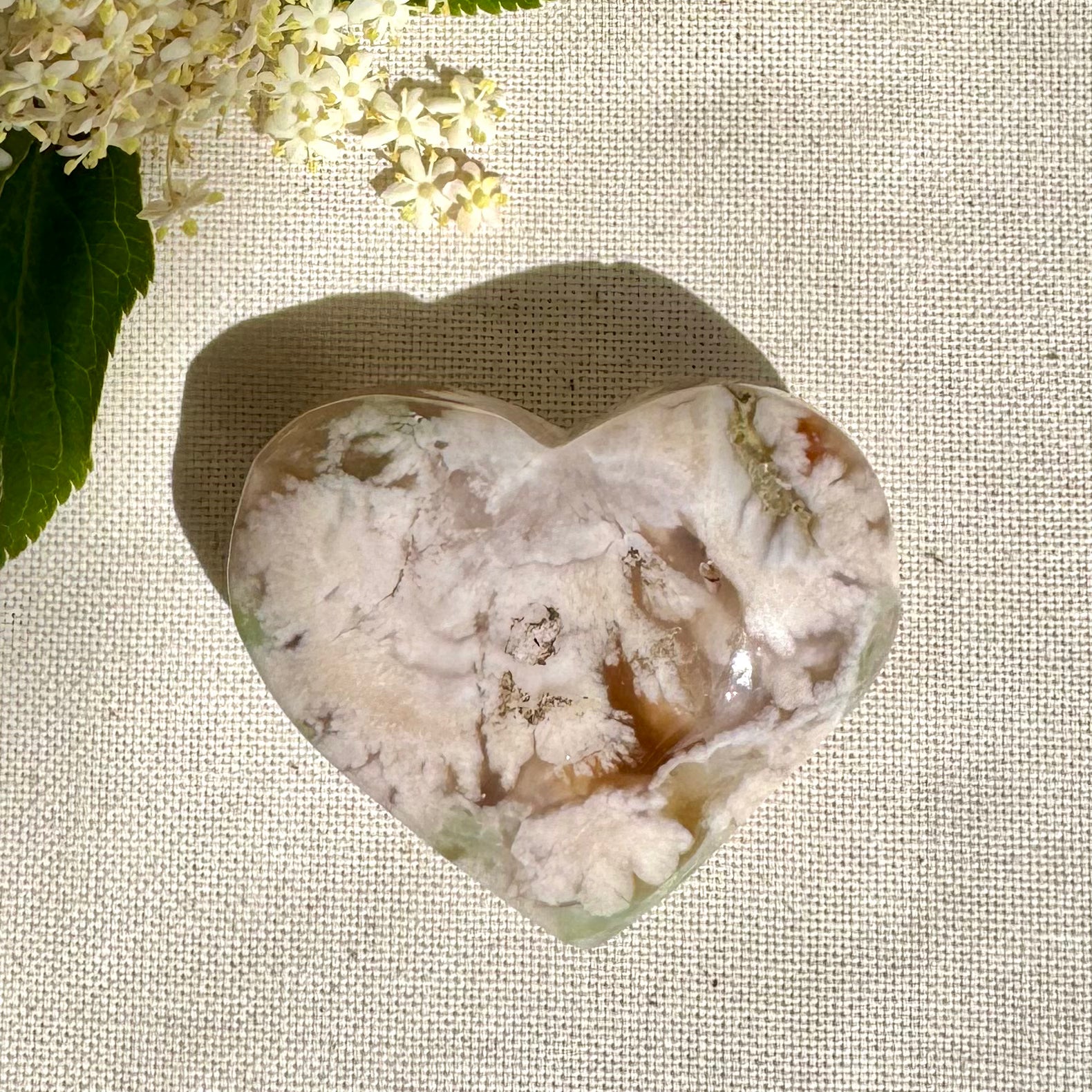 AGATE FLEUR - Madagascar - Coeurs