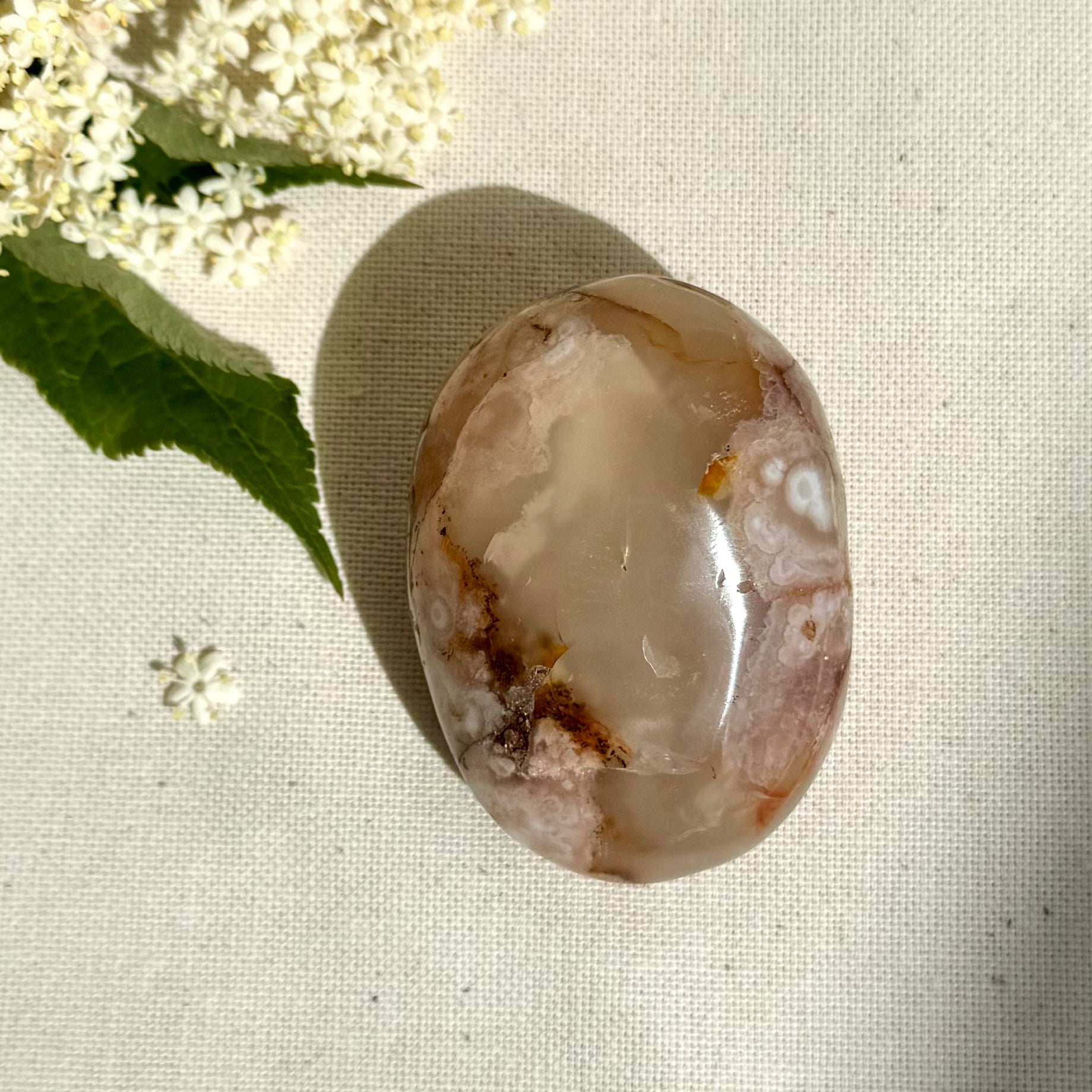 AGATE FLEUR - Madagascar - Galets