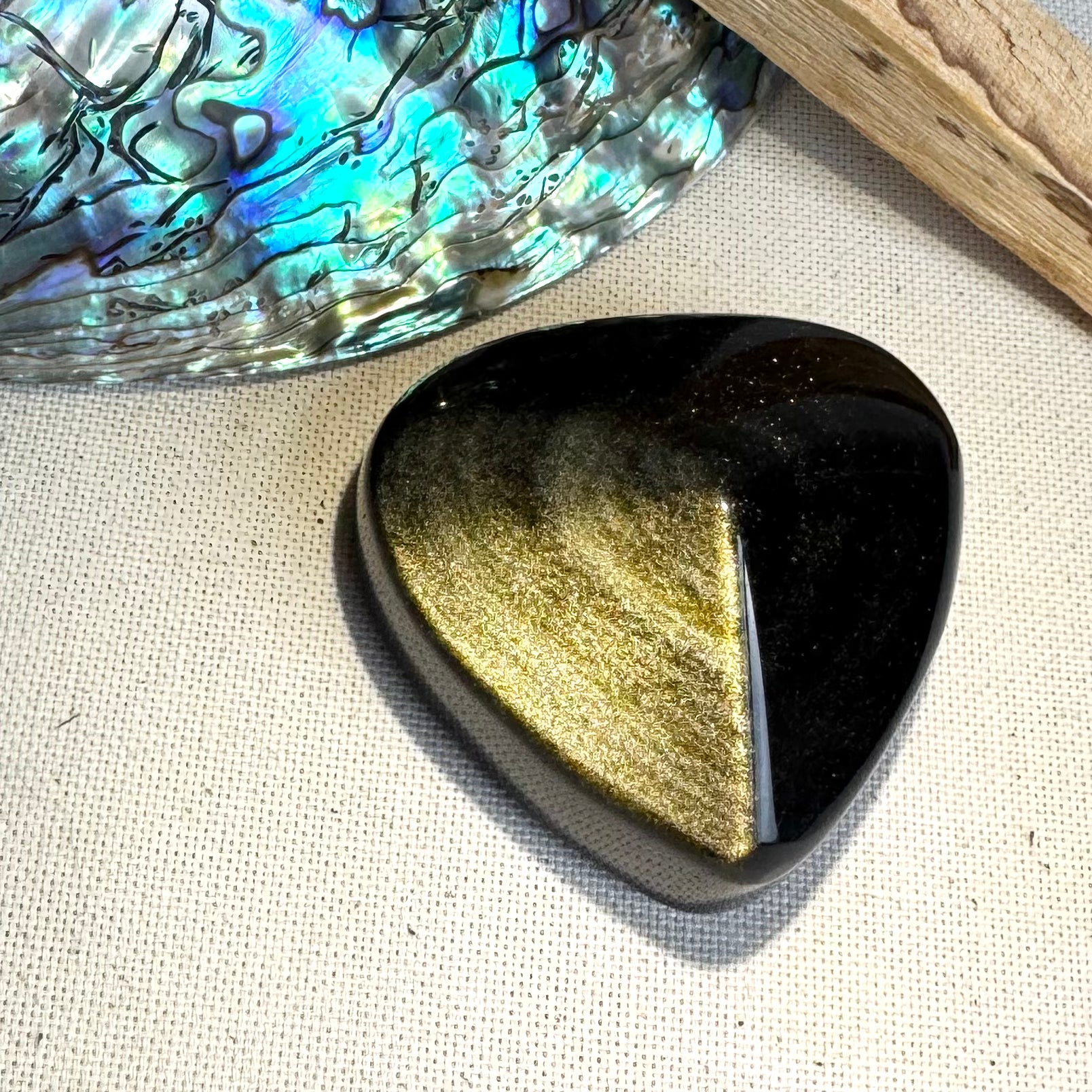 OBSIDIENNE DORÉE - Mexique - Coeur