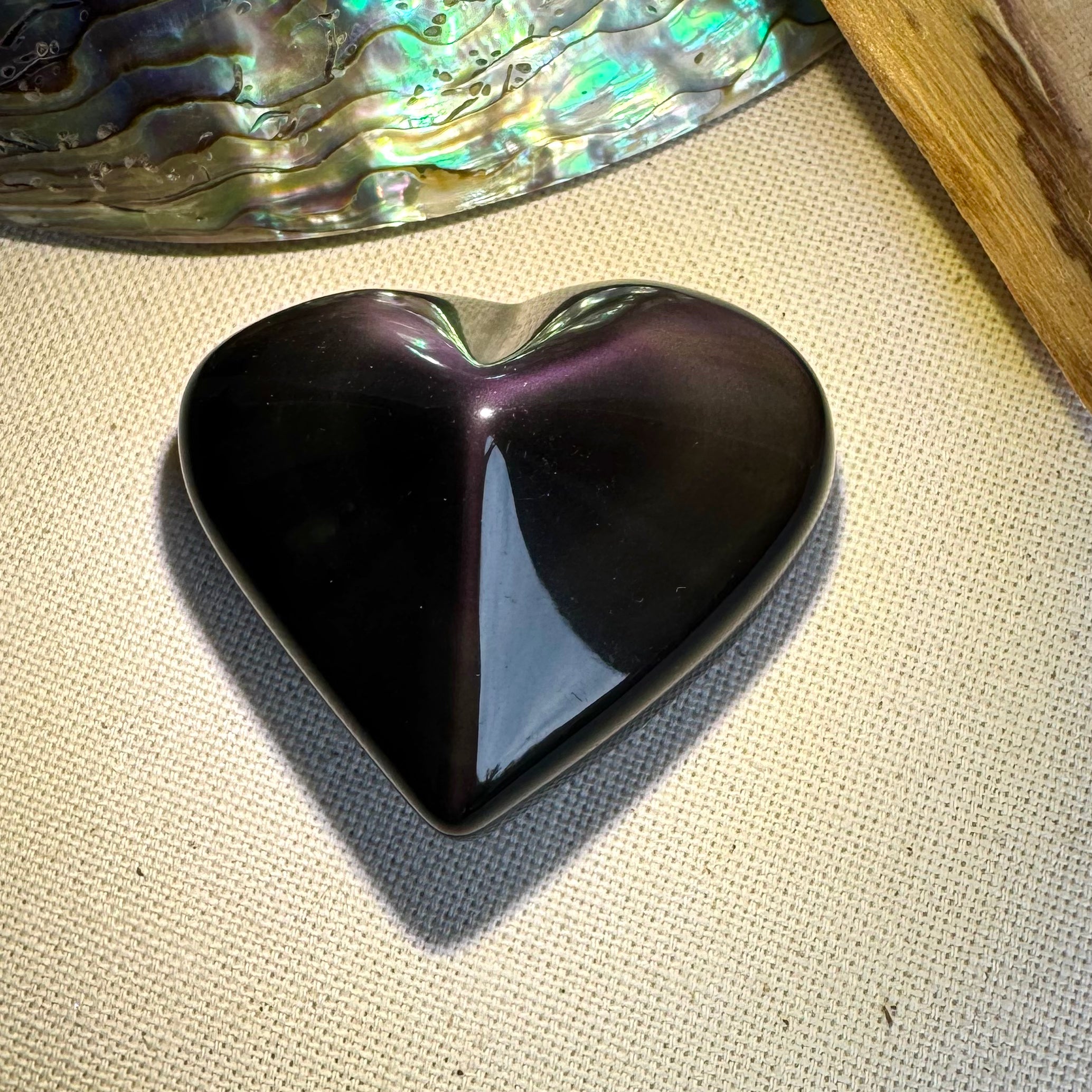 OBSIDIENNE OEIL CÉLESTE - Mexique - Coeurs