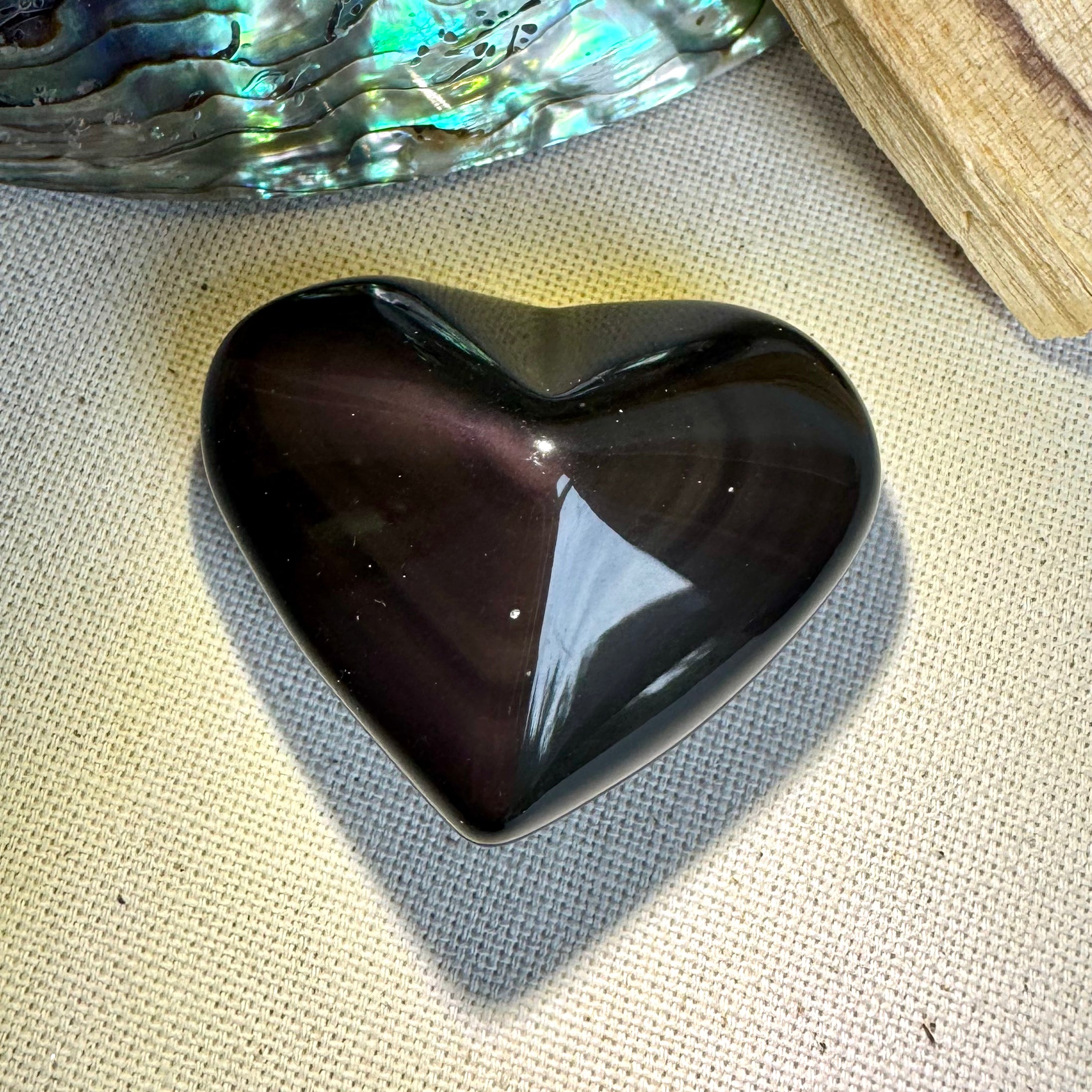 OBSIDIENNE OEIL CÉLESTE - Mexique - Coeurs