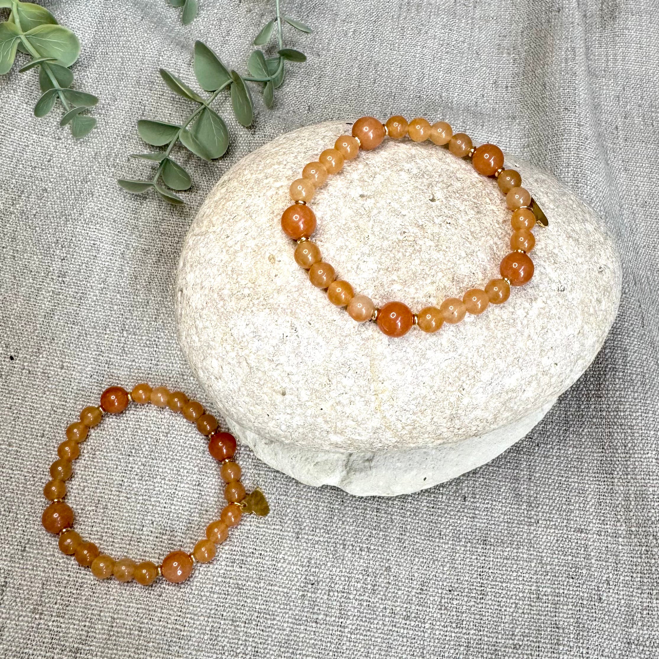 BRACELET AVENTURINE ORANGE