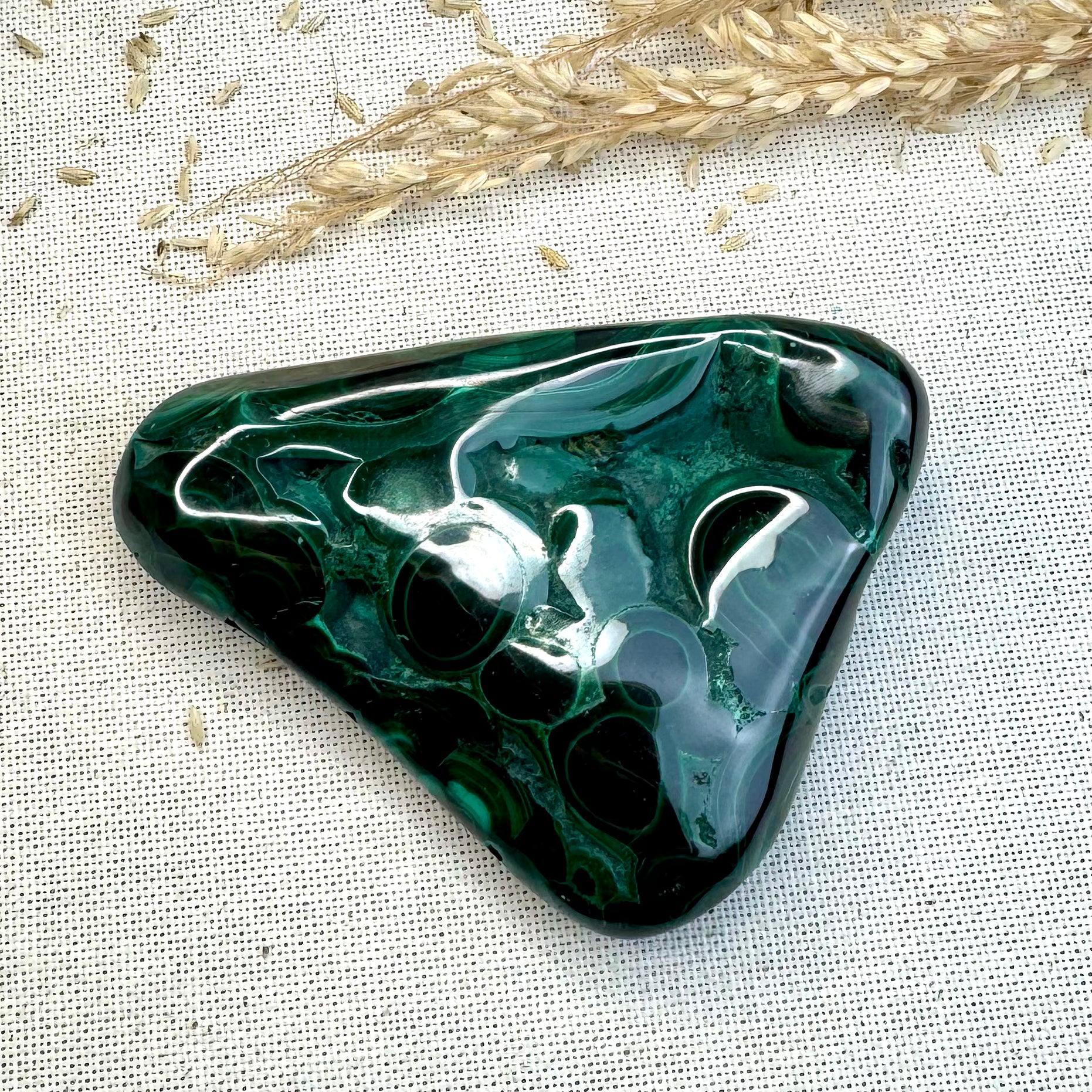 MALACHITE - AAA - Congo - Forme libre polie