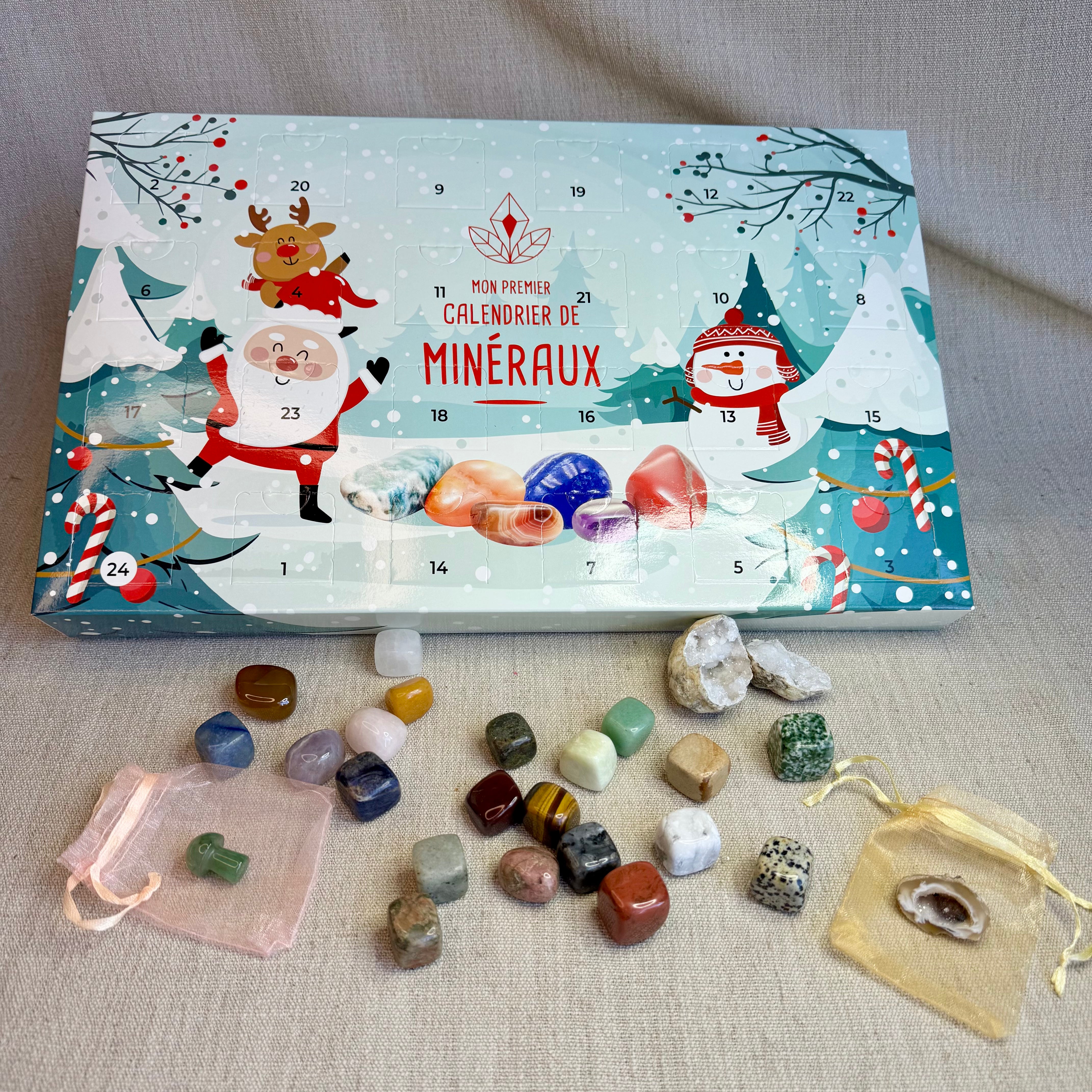 CALENDRIER DE L'AVENT de Noël - 24 cases - A partir de 6 ans