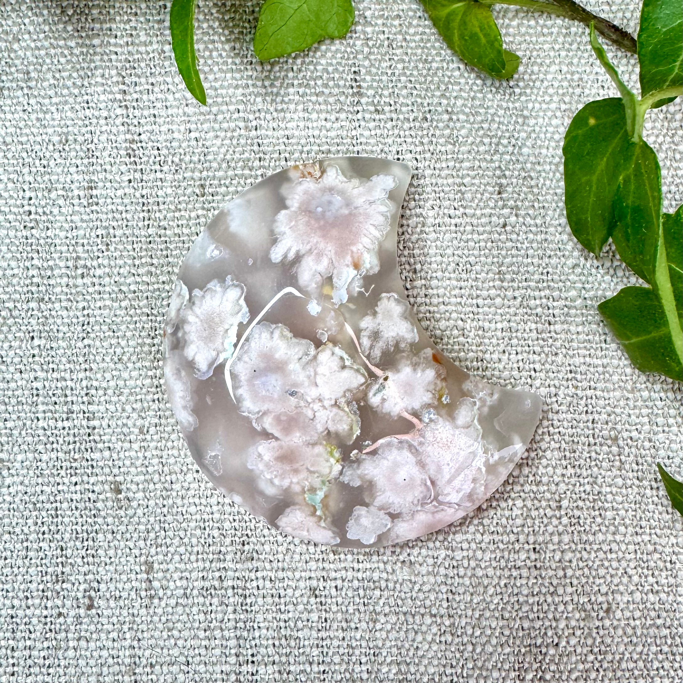 AGATE FLEUR - AA - Madagascar - Coeur