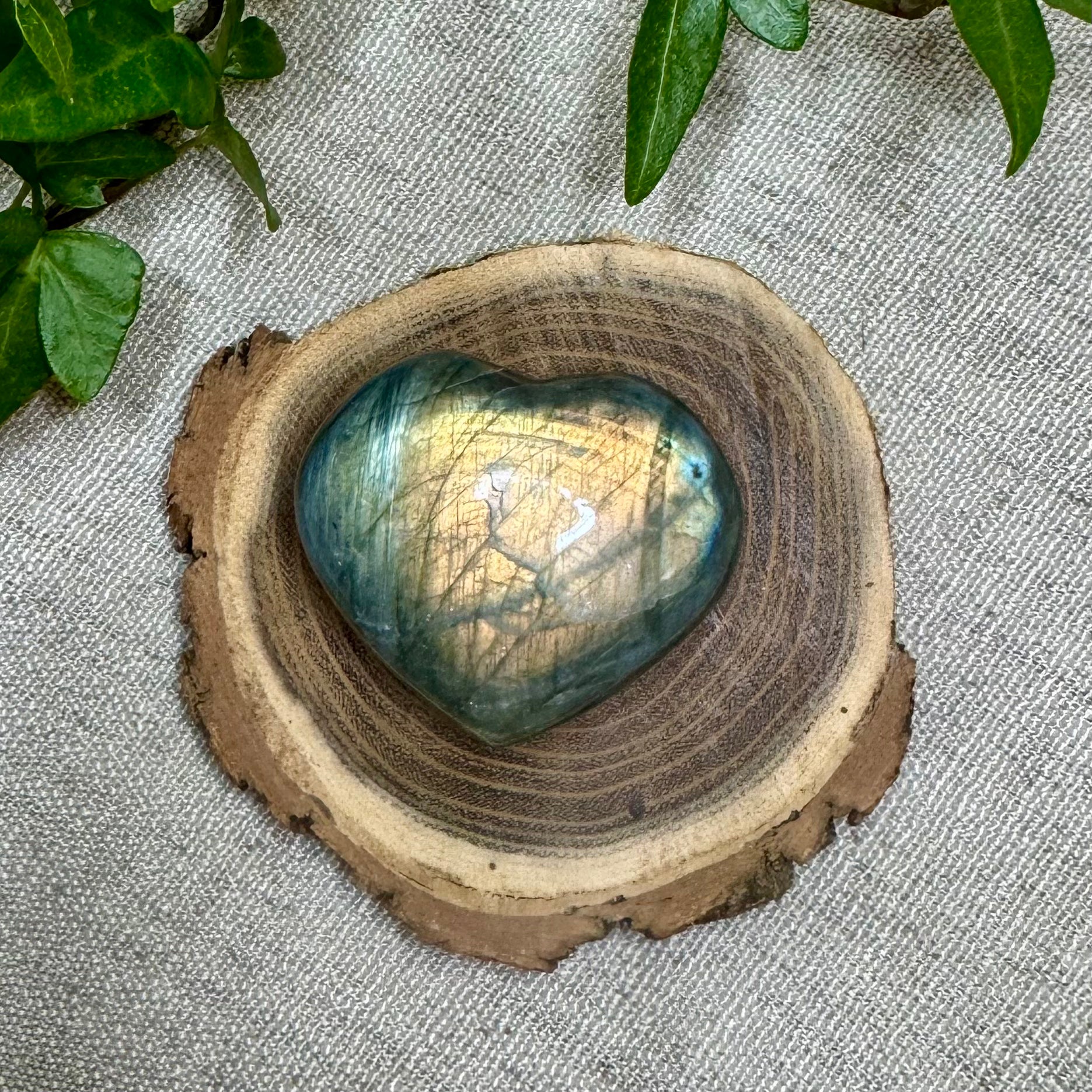 LABRADORITE -COEUR - AA - Madagascar