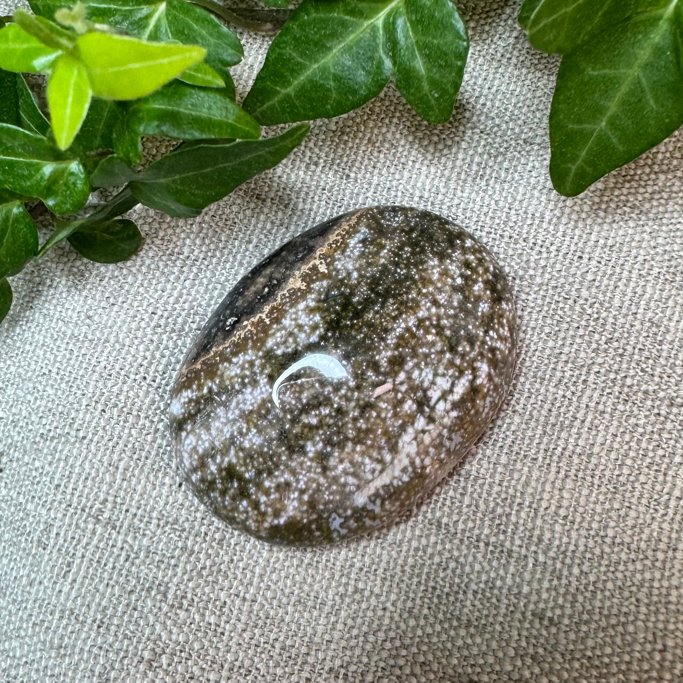 JASPE ORBICULAIRE - Madagascar - Galet