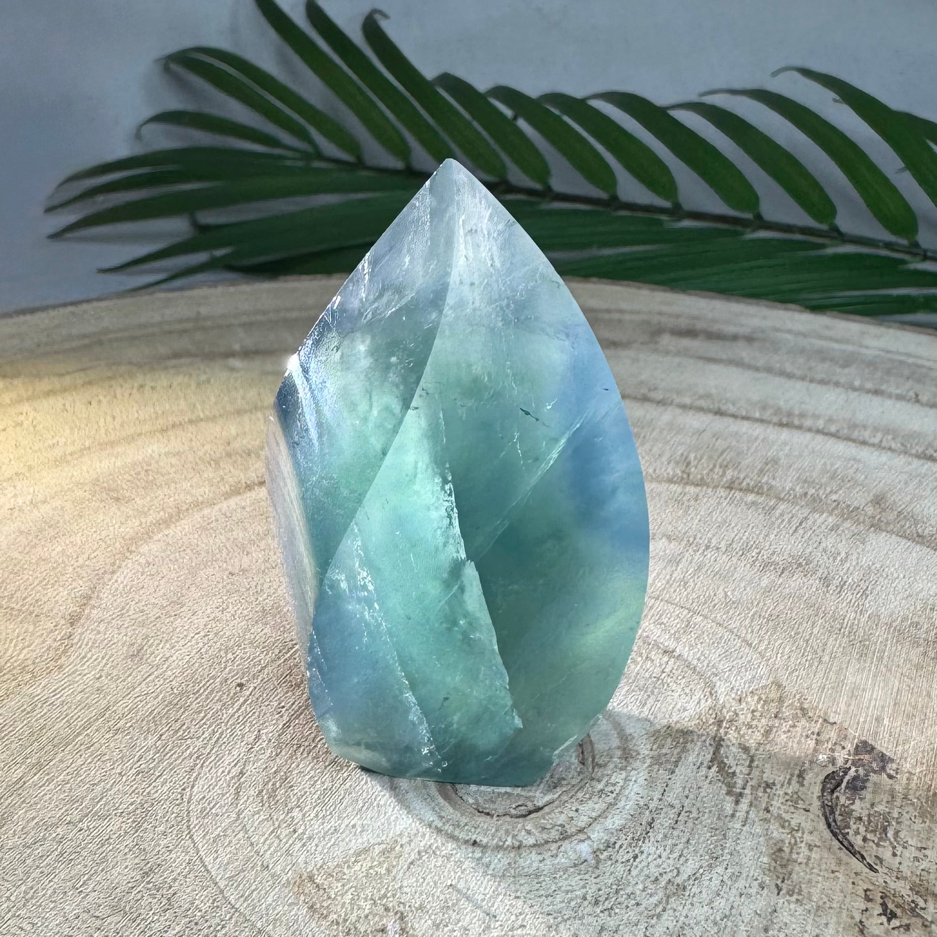 FLUORINE Bleue Verte - Flamme