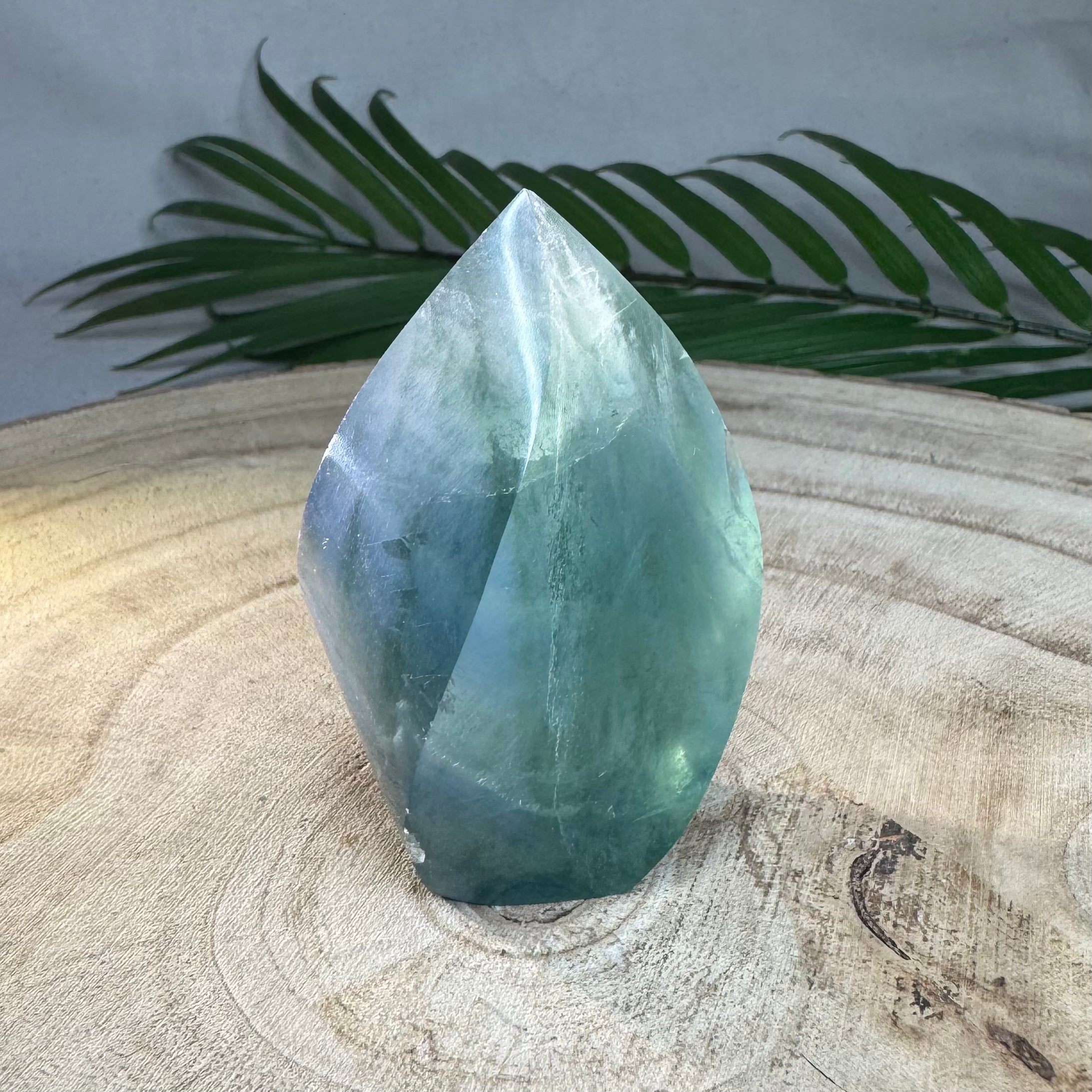 FLUORINE Bleue - Chine - Forme libre - Flamme